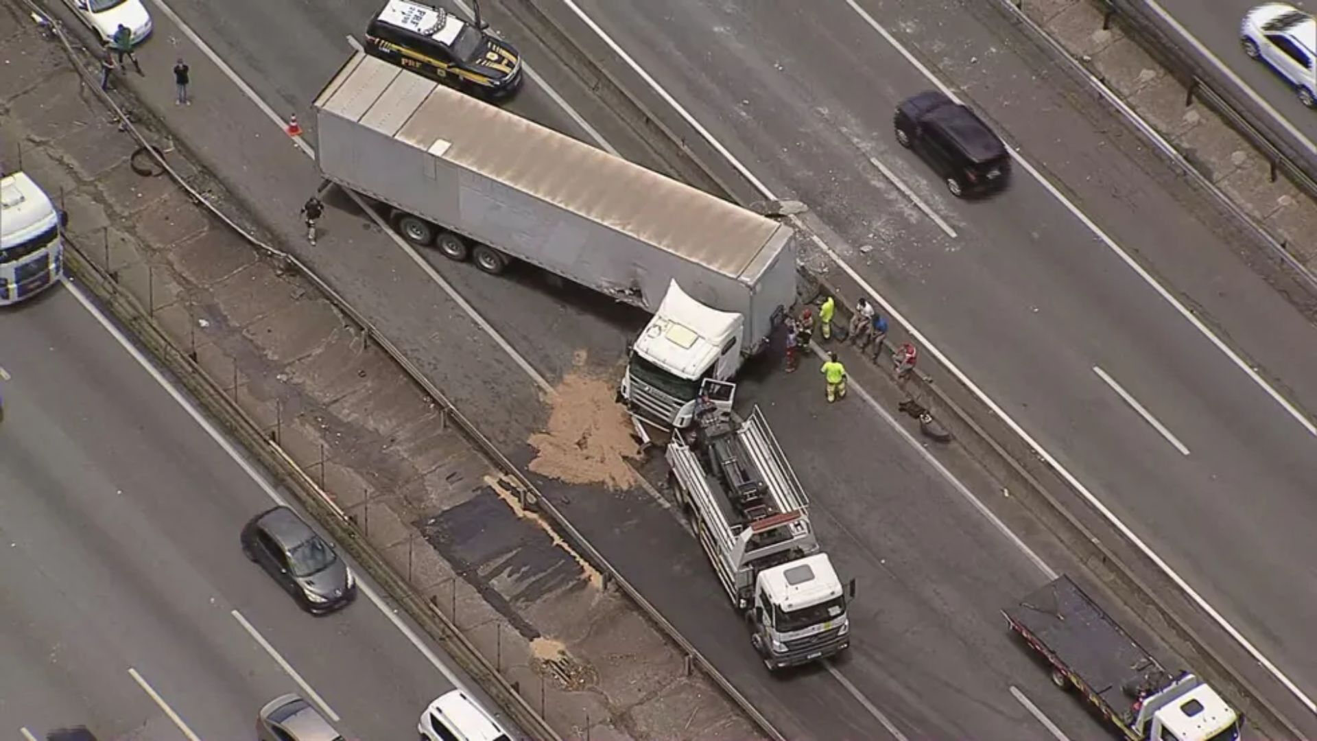 Acidente na Rodovia Presidente Dutra