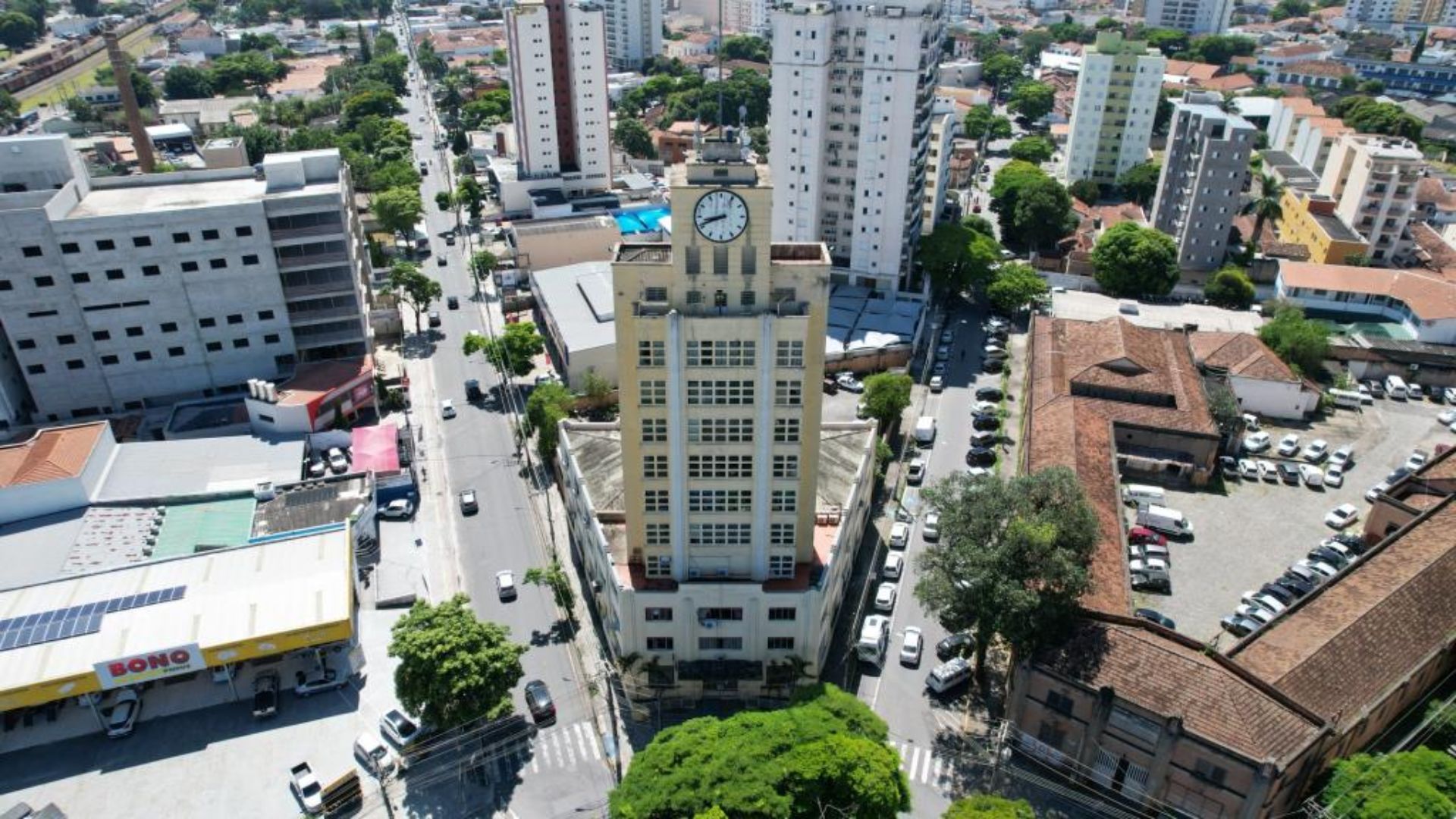 cti vista de cima para baixo taubaté