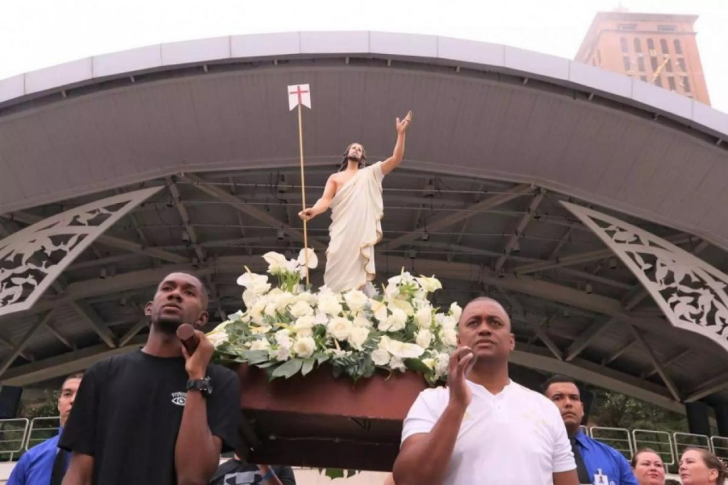 Prossissão em aparecida santuário nacional