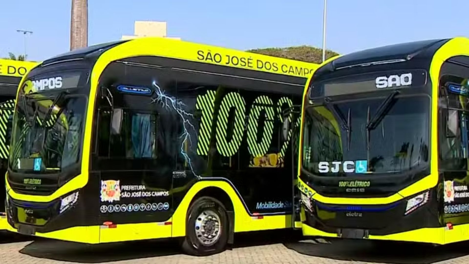 ônibus elétricos de são josé dos campos sp