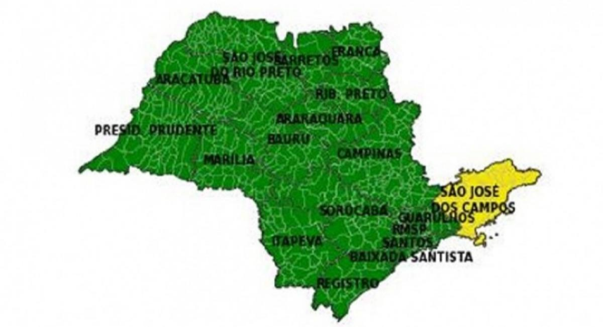 massa de ar frio e seco no vale do paraíba