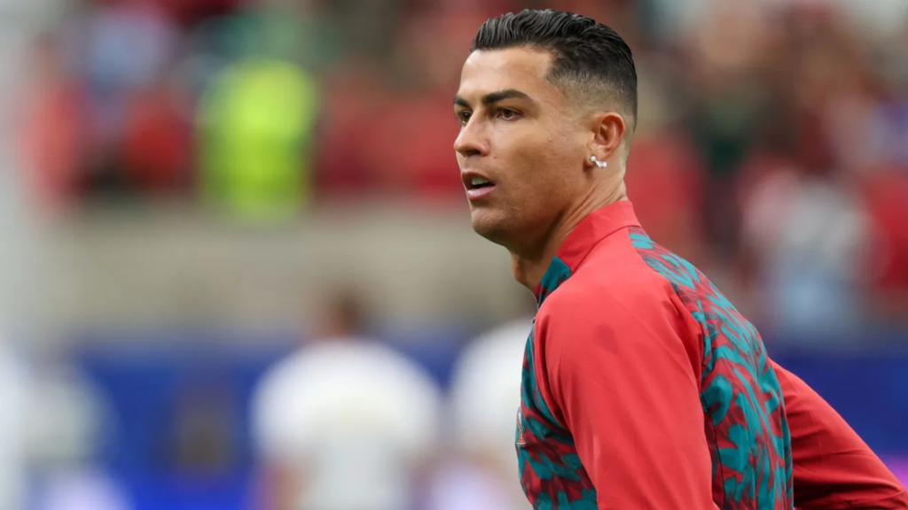 Cristiano Ronaldo aquecendo • Icon Sportswire via Getty Images