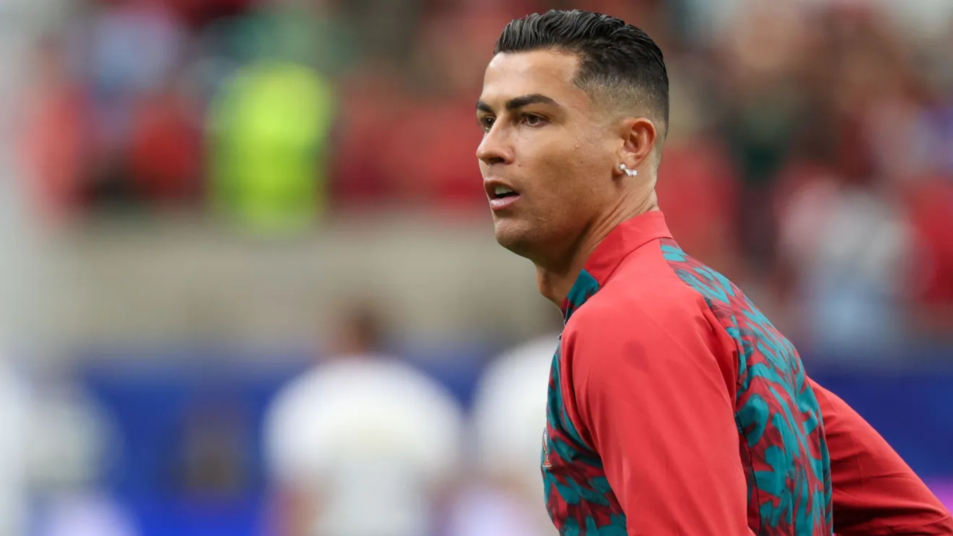 Cristiano Ronaldo aquecendo • Icon Sportswire via Getty Images