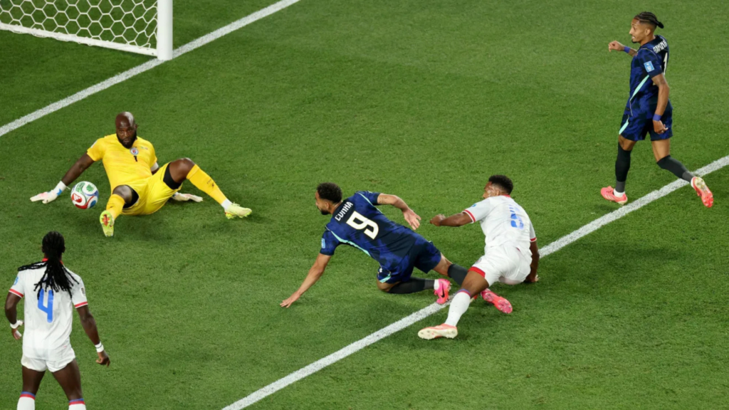 Matheus Cunha abriu o placar para a Seleção Brasileira • Kevin C. Cox/Getty Images)