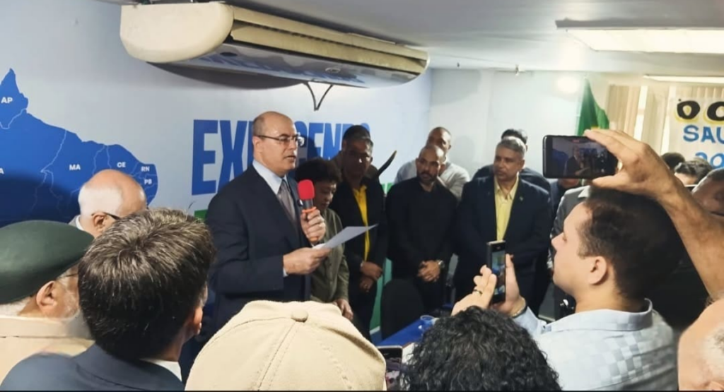Wilson Witzel no lançamento de pré-candidatura