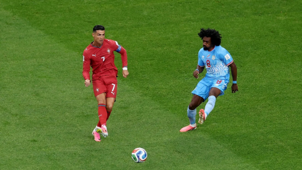 Cristiano Ronaldo em ação • Lars Baron/Getty Images