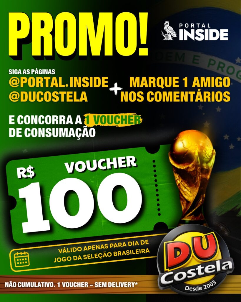 Promoção Copa do Mundo 2026 - Portal Inside e Du Costela