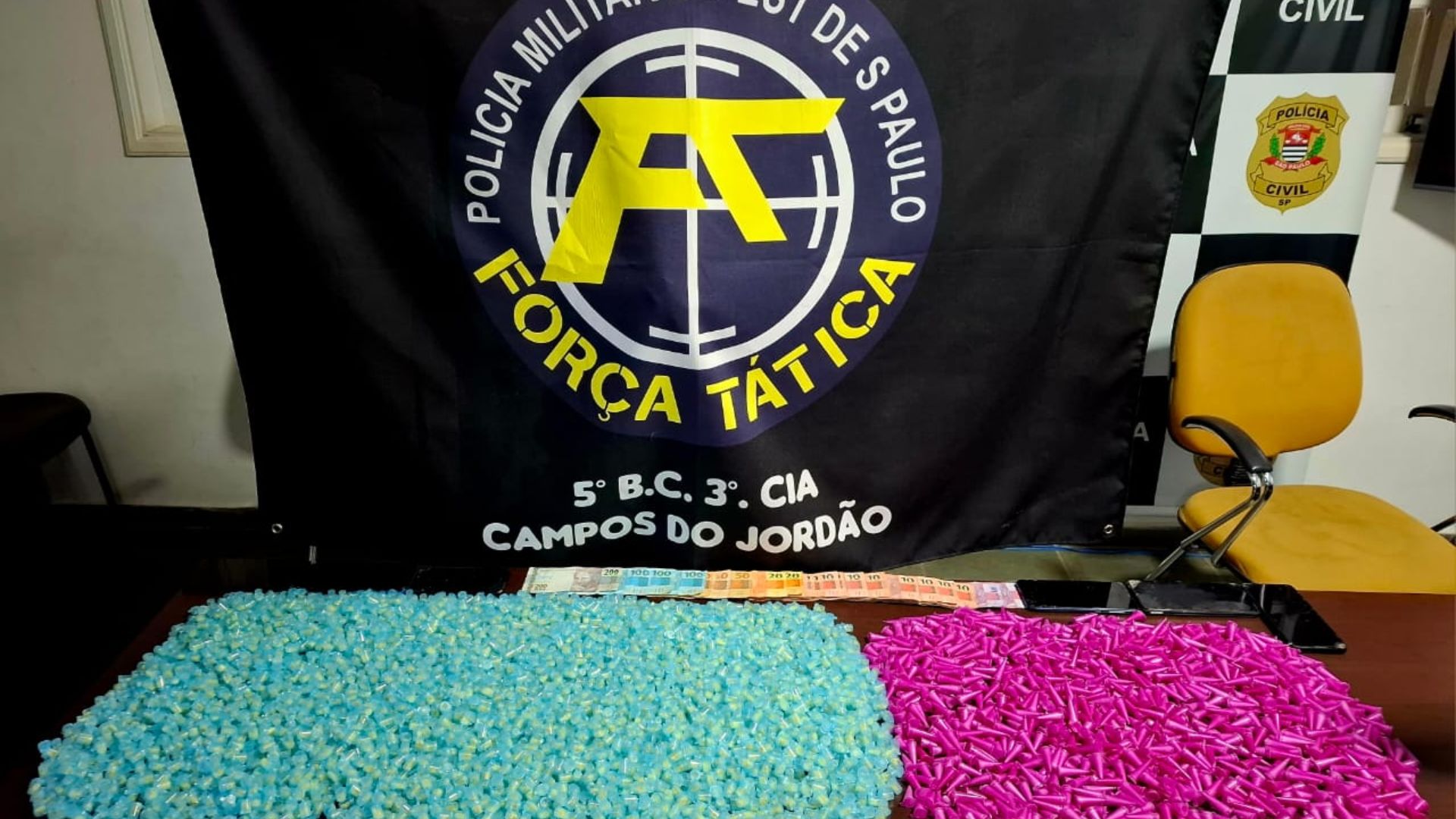apreensão de drogas em campos do jordão