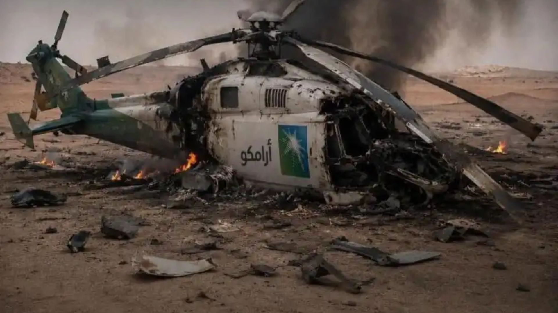 helicóptero saudiaramco