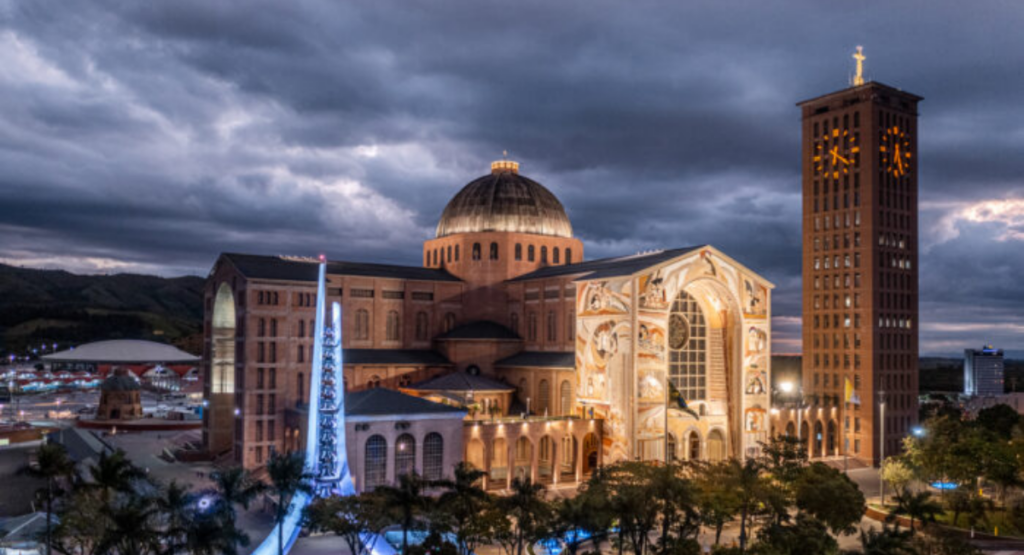 Operação de segurança e atendimento vai mobilizar 400 profissionais nas rotas rumo a Aparecida igreja santuario nacional de aparecida