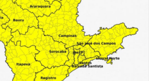 Vale do Paraíba terá chuva persistente e baixas temperaturas até o domingo