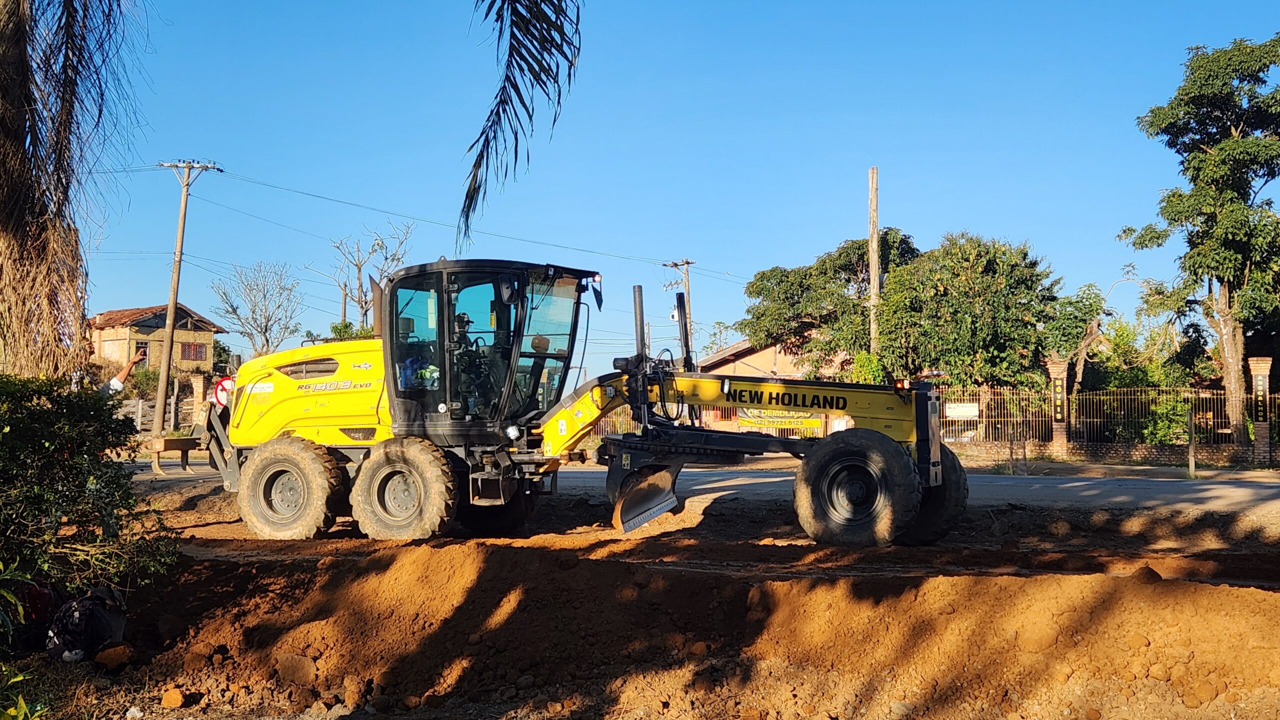 veículo de obras do DER