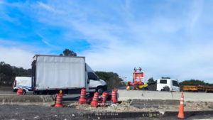 Engavetamento com quatro veículos mobiliza equipes em Pinda