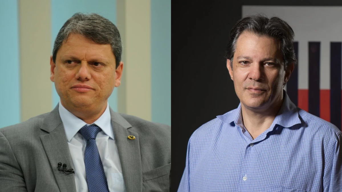 Tarcísio de Freitas lidera corrida ao governo de São Paulo com 41%; Fernando Haddad registra 26%, aponta Quaest fernando haddad e tarcisio de freitas pelo gov de sp