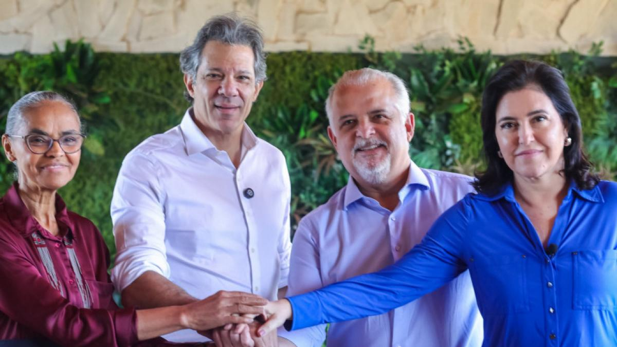 haddad e vice marcio frança