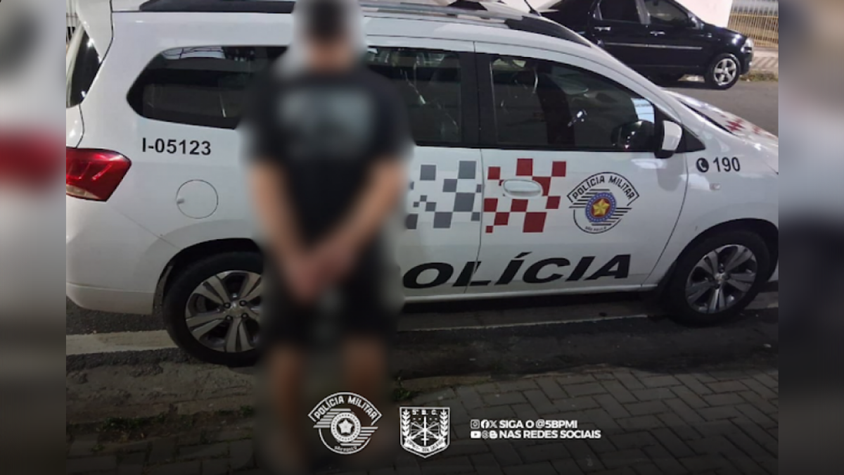 Homem é detido em flagrante após agredir mulher com soco no olho no Parque Aeroporto em Taubaté homem é detido em taubaté após dar soco em olho de mulher