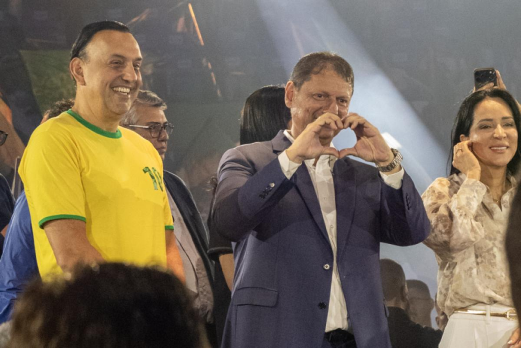 Tarcísio de Freitas oficializa candidatura à reeleição em SP e confirma Felicio Ramuth como vice na chapa tarcisio e ramuth