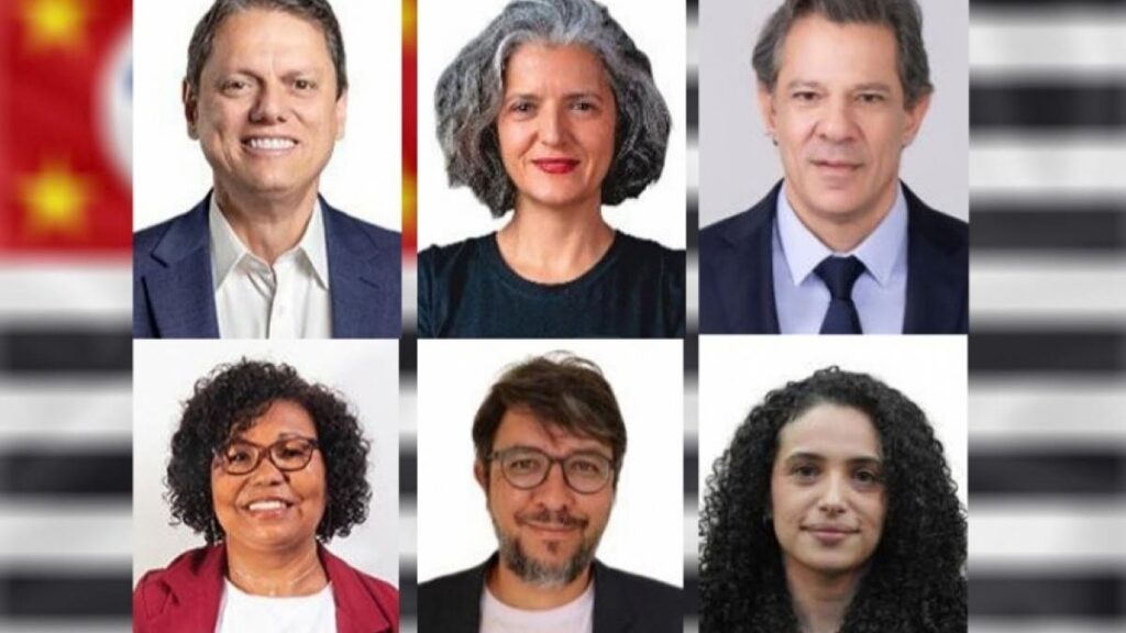 Candidatos a governador de SP 2026