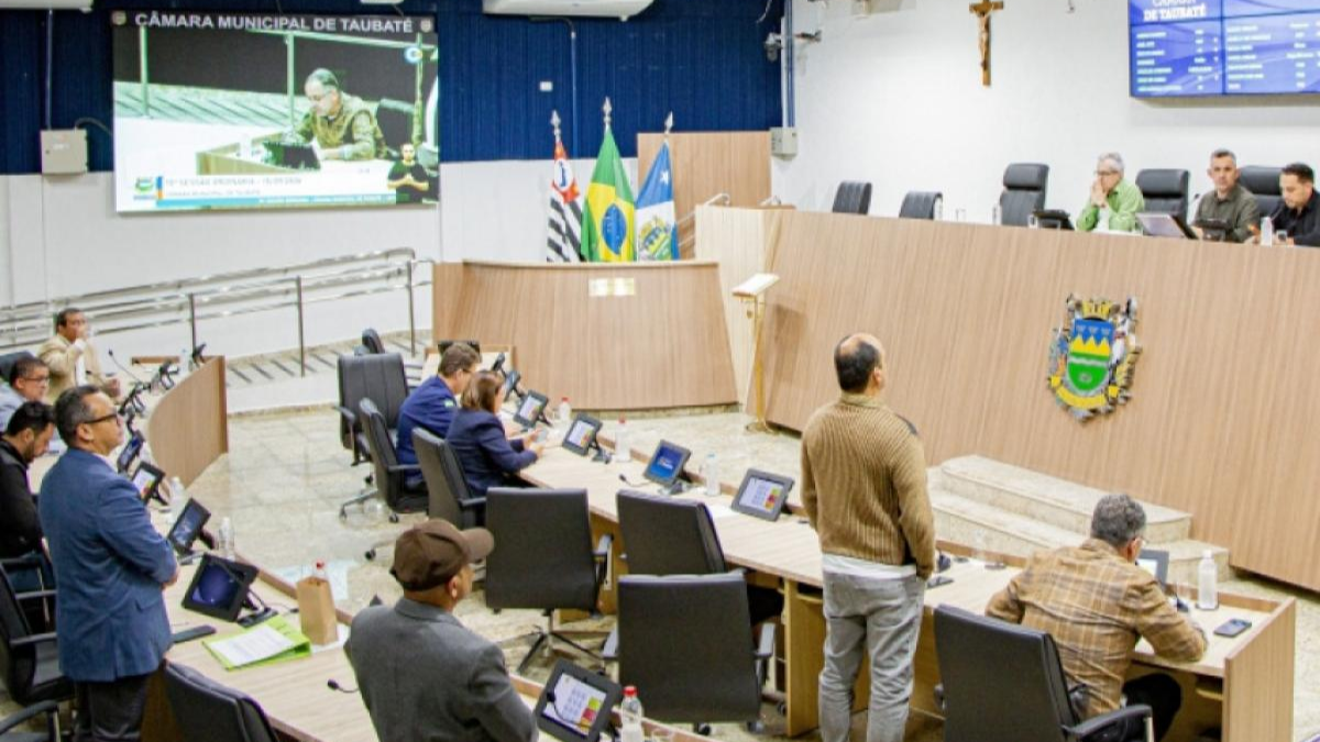 foto da camara municipal de taubaté divulgada pela própria cmt