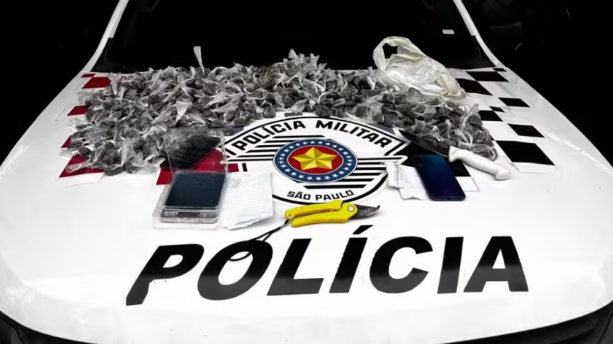 homem preso por tráfico de drogas em sjc