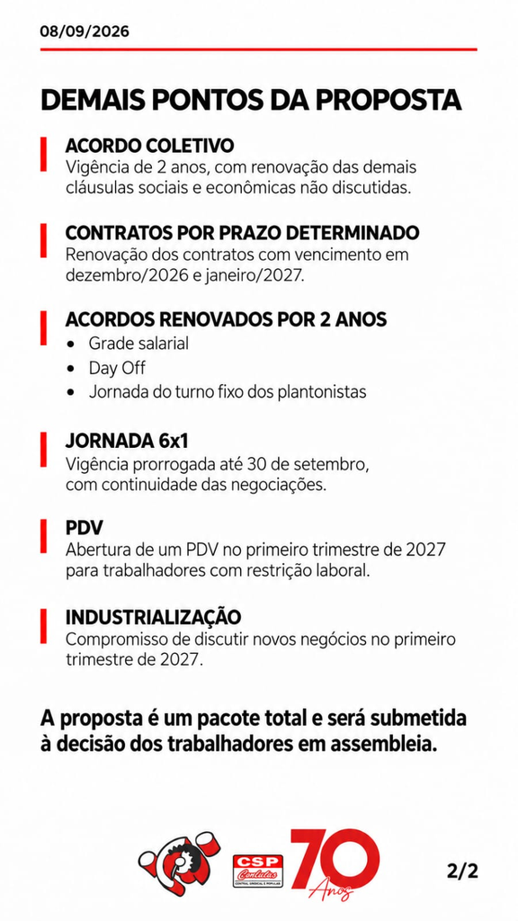 Trabalhadores da GM em São José aprovam acordo de dois anos com reajuste e PLR de até R$ 23 mil propostas do sindicato dos trabalhadores da General Motors São José dos Campos