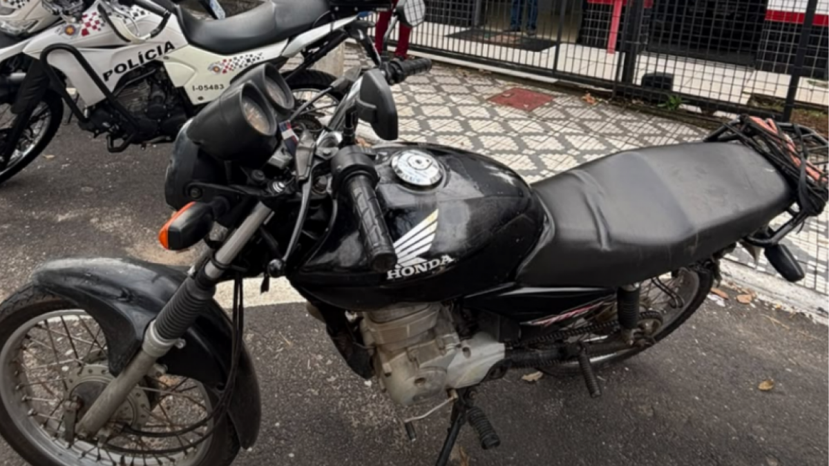 moto roubada em taubaté termina com homem preso