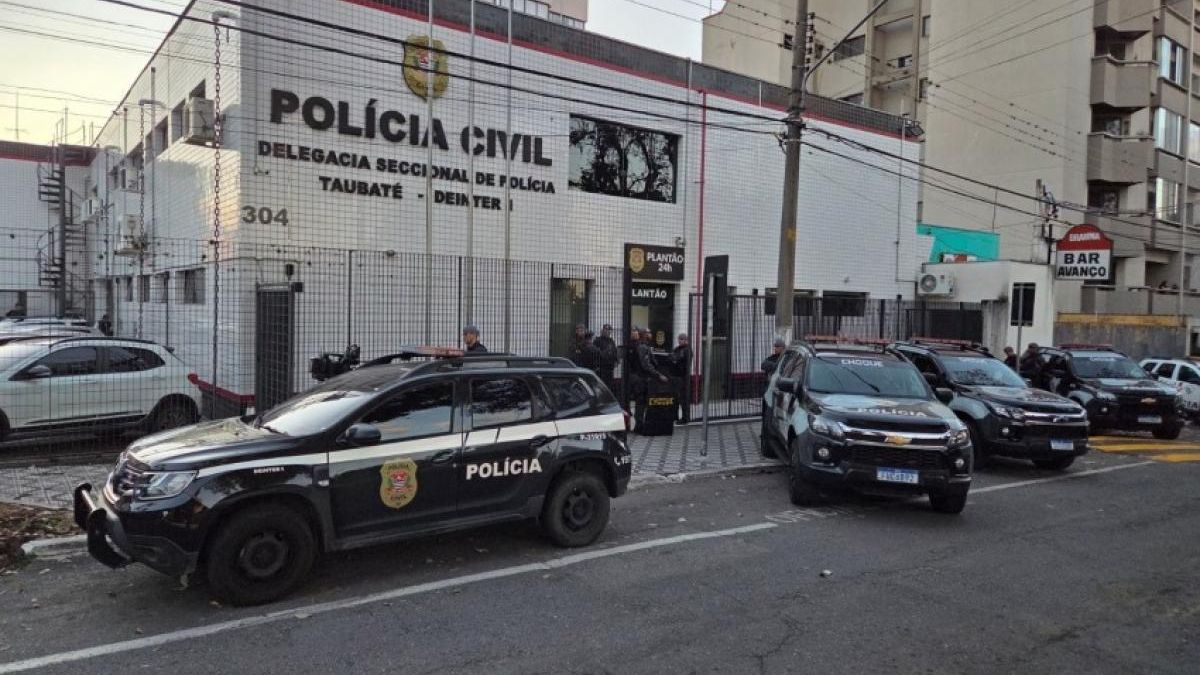 Homem é morto a tiros e facadas no Belém em Taubaté; polícia prende suspeito e investiga latrocínio deinter 1 taubaté delegacia