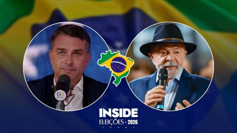 montagem candidatos a presidencia do brasil flavio e lula
